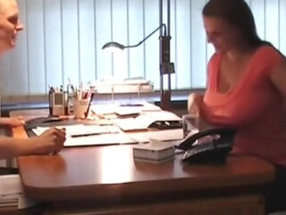 shameless bbw wife having a real orgasm with her new boss