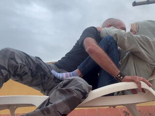 Accidental Blowjob - How Well the Neighbour Sucks, I Cum in Her