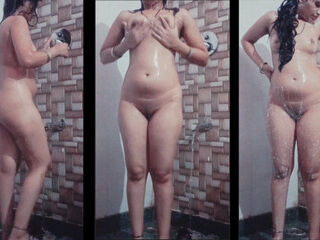 Latika take a shower full nude horney sexy body